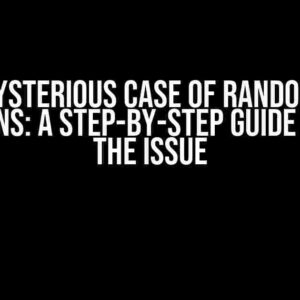 The Mysterious Case of Random Row Insertions: A Step-by-Step Guide to Fixing the Issue